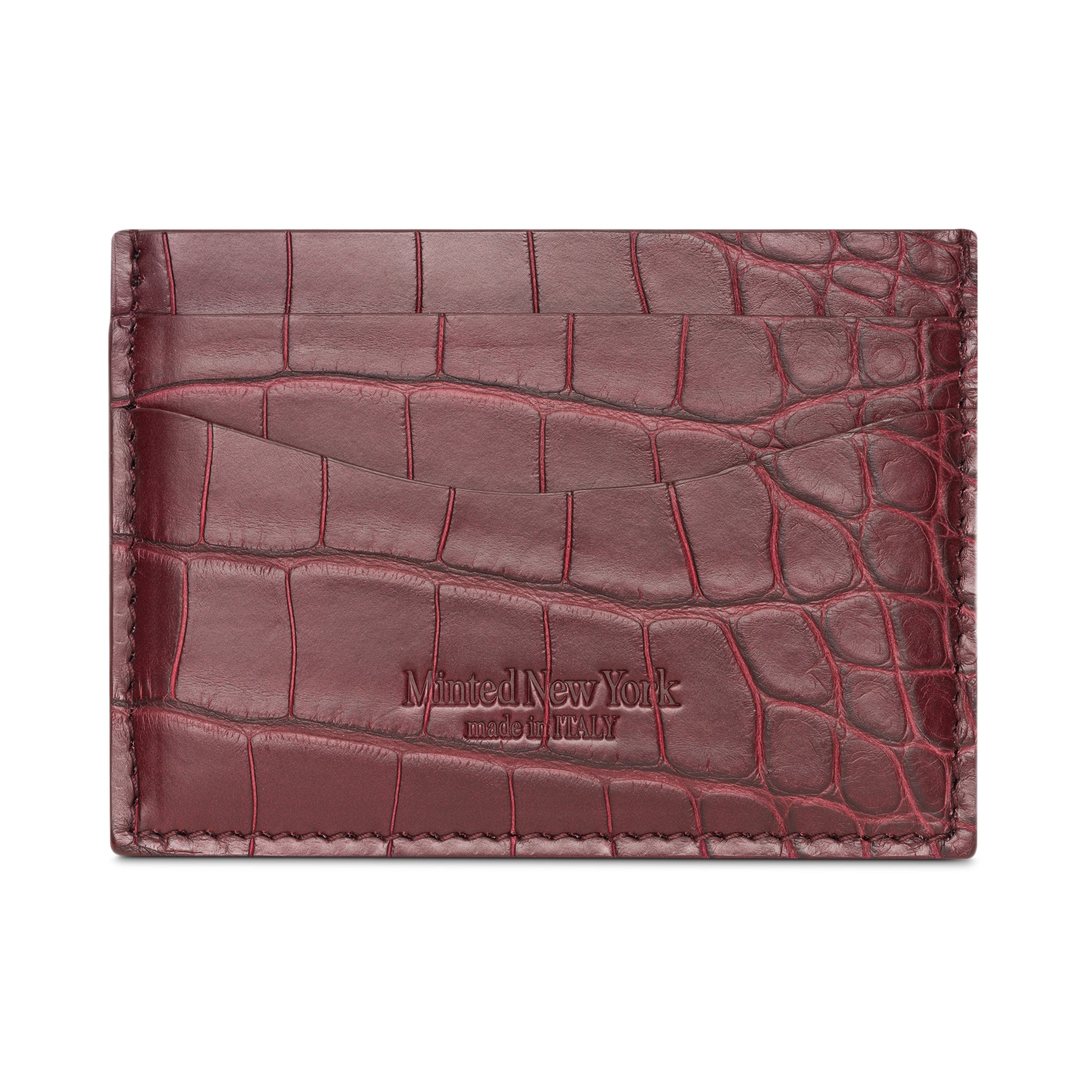 Alligator Cardholder - Minted New York