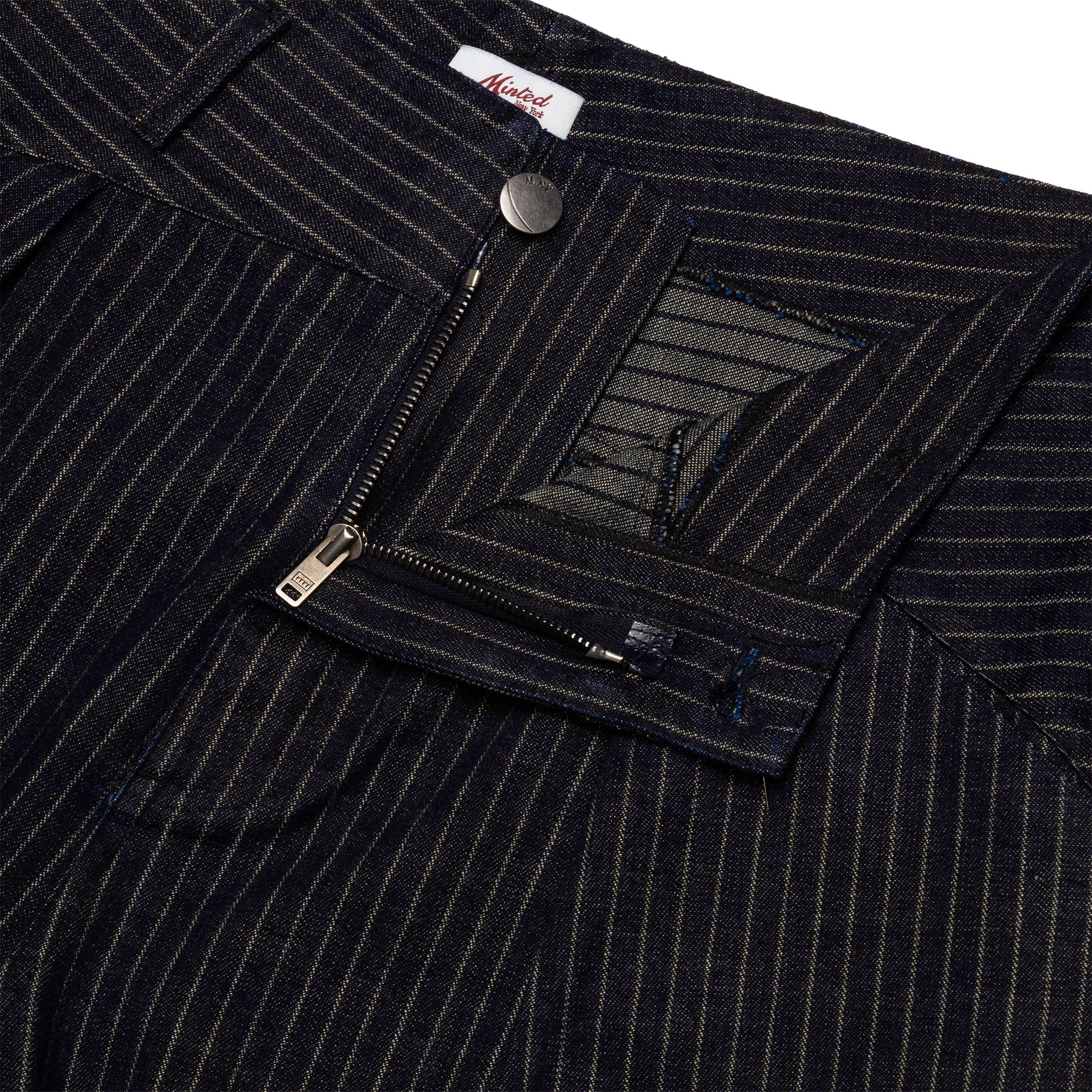 Blueprint Pleated Denim Short - Minted New York