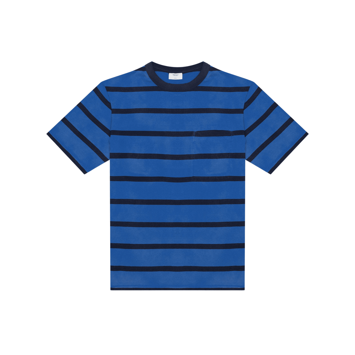 LinoCotton Facade Tee — Blue