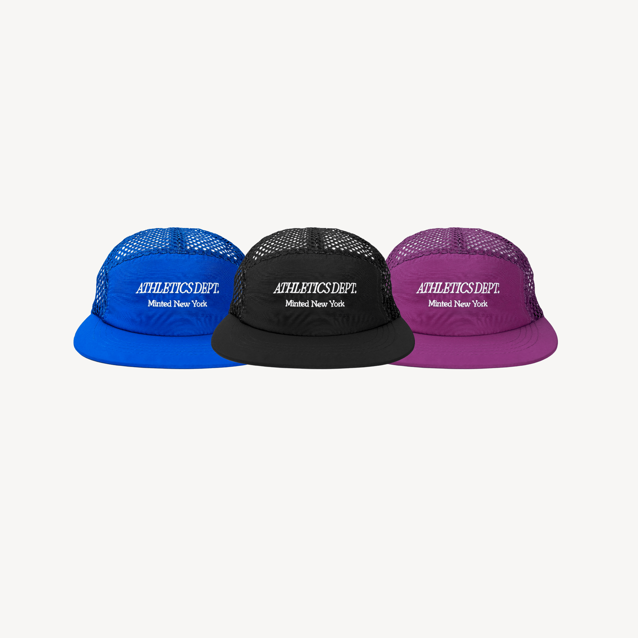 Short Brim Mesh 5 - Panel - Minted New York