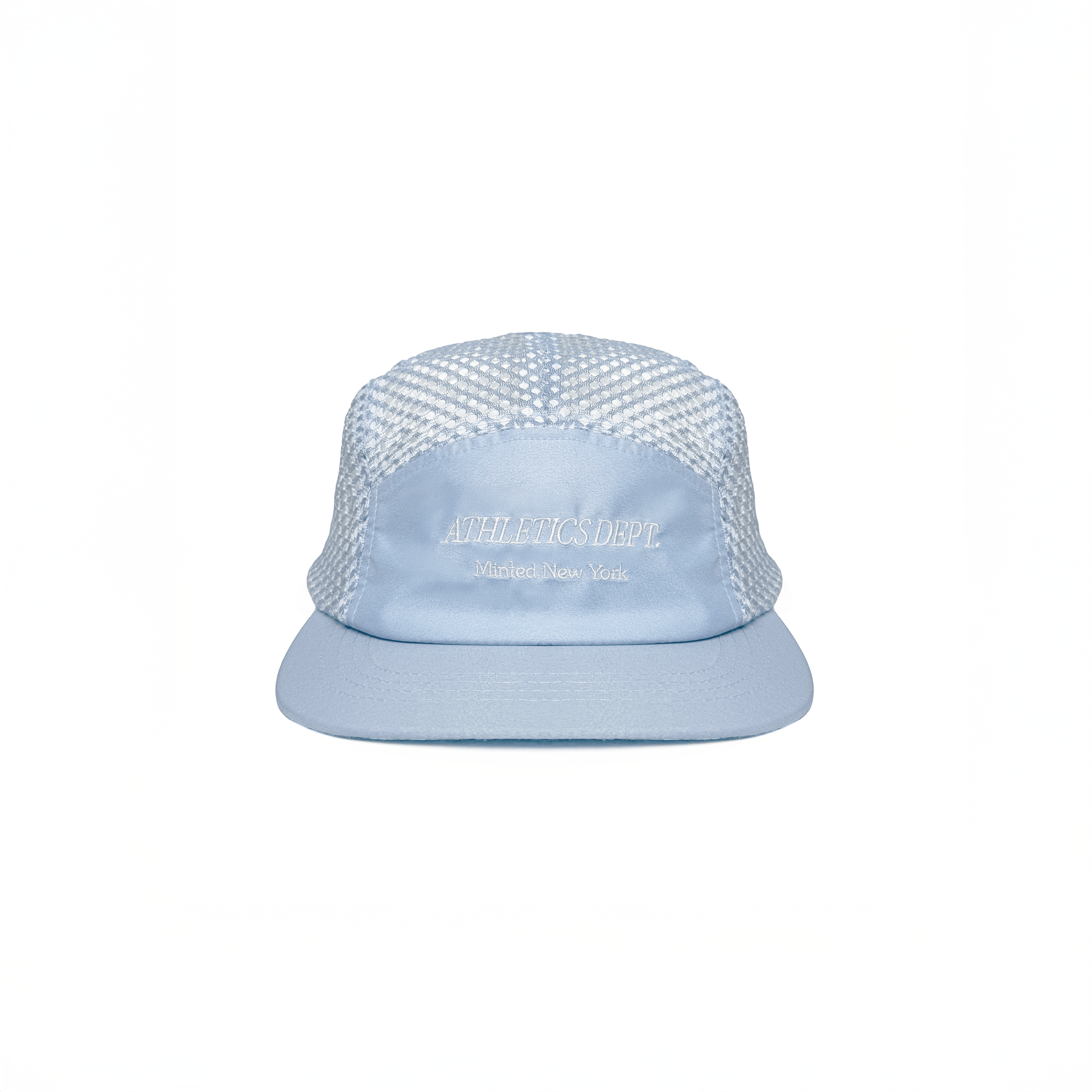 Short Brim Mesh 5-Panel - Light Blue - Minted New York