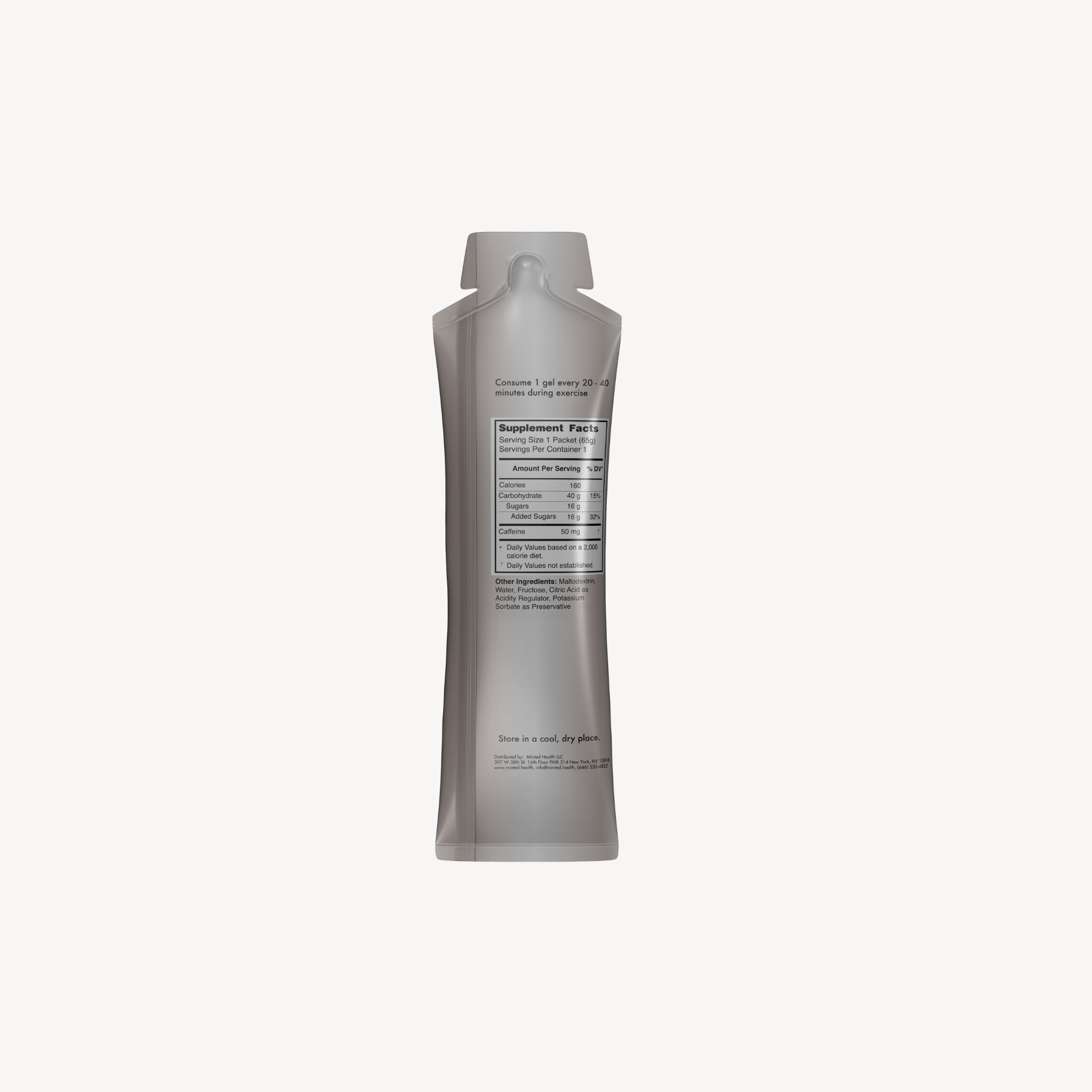 Unflavored Caffeinated Gel - Minted New York