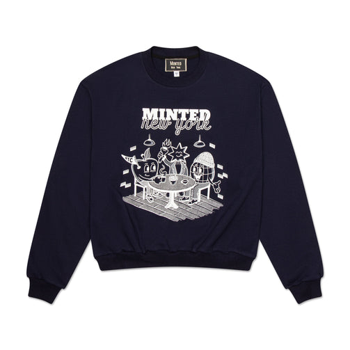 Cafe Crewneck - Minted New York