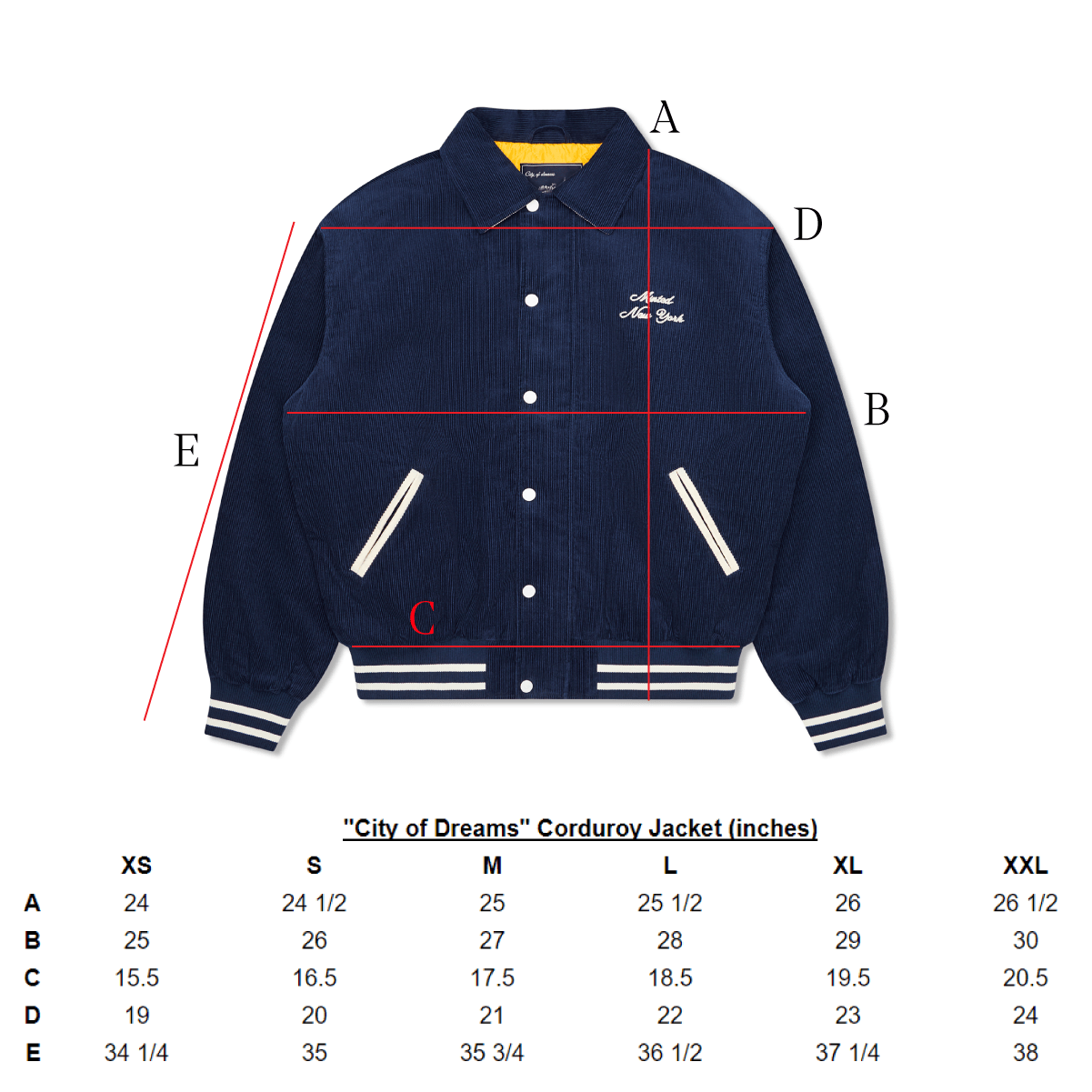 "City of Dreams" Corduroy Jacket - Minted New York