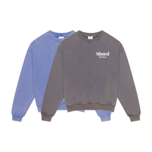 Embroidered Crewneck - Minted New York