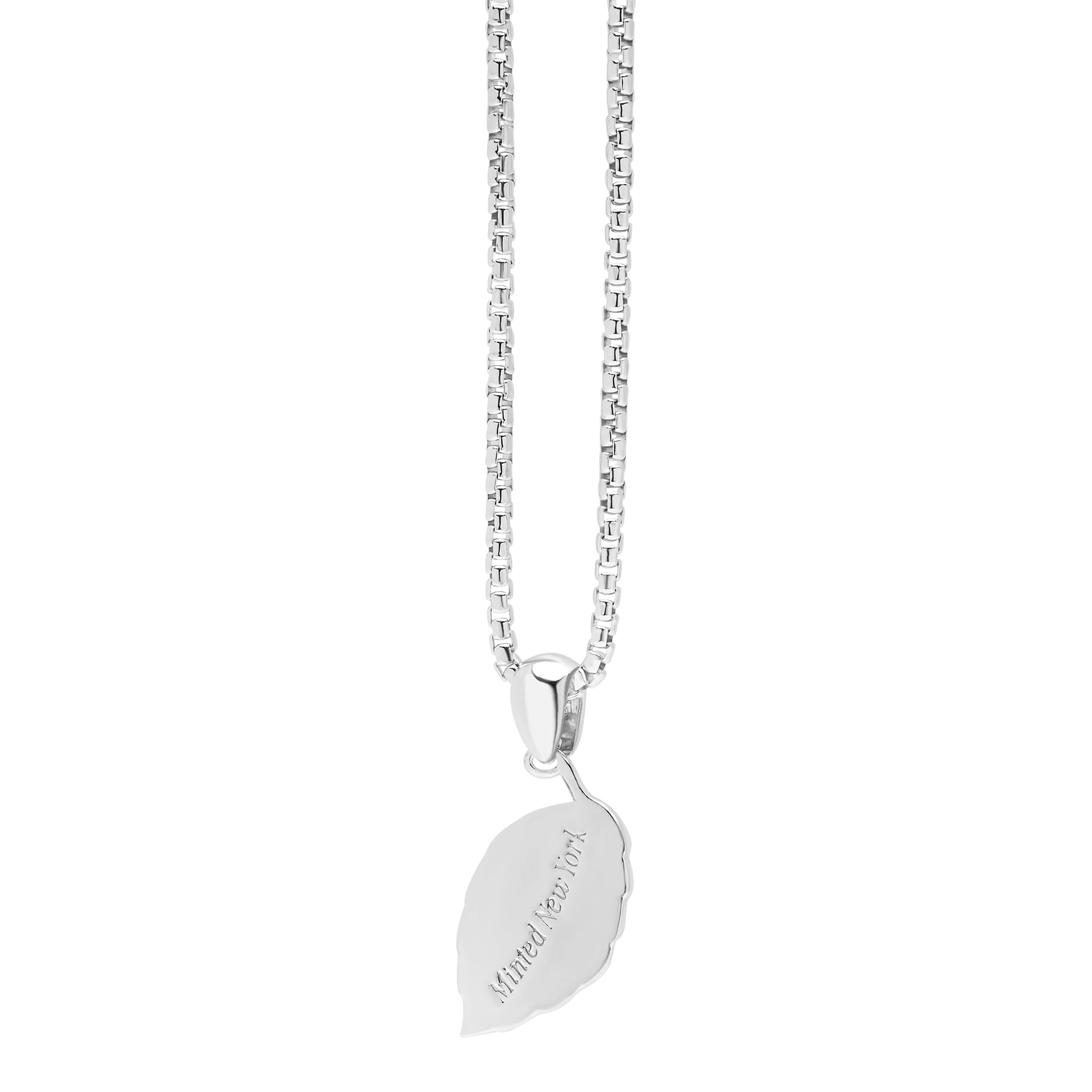 Leaf Pendant + Chain - Minted New York