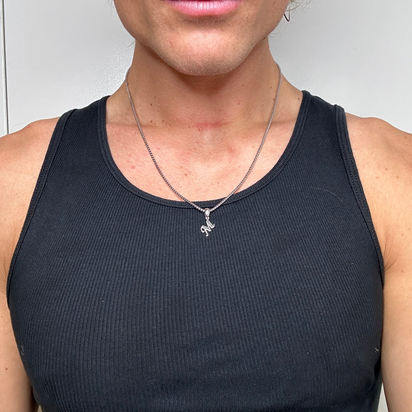 "M" Pendant + Chain - Minted New York