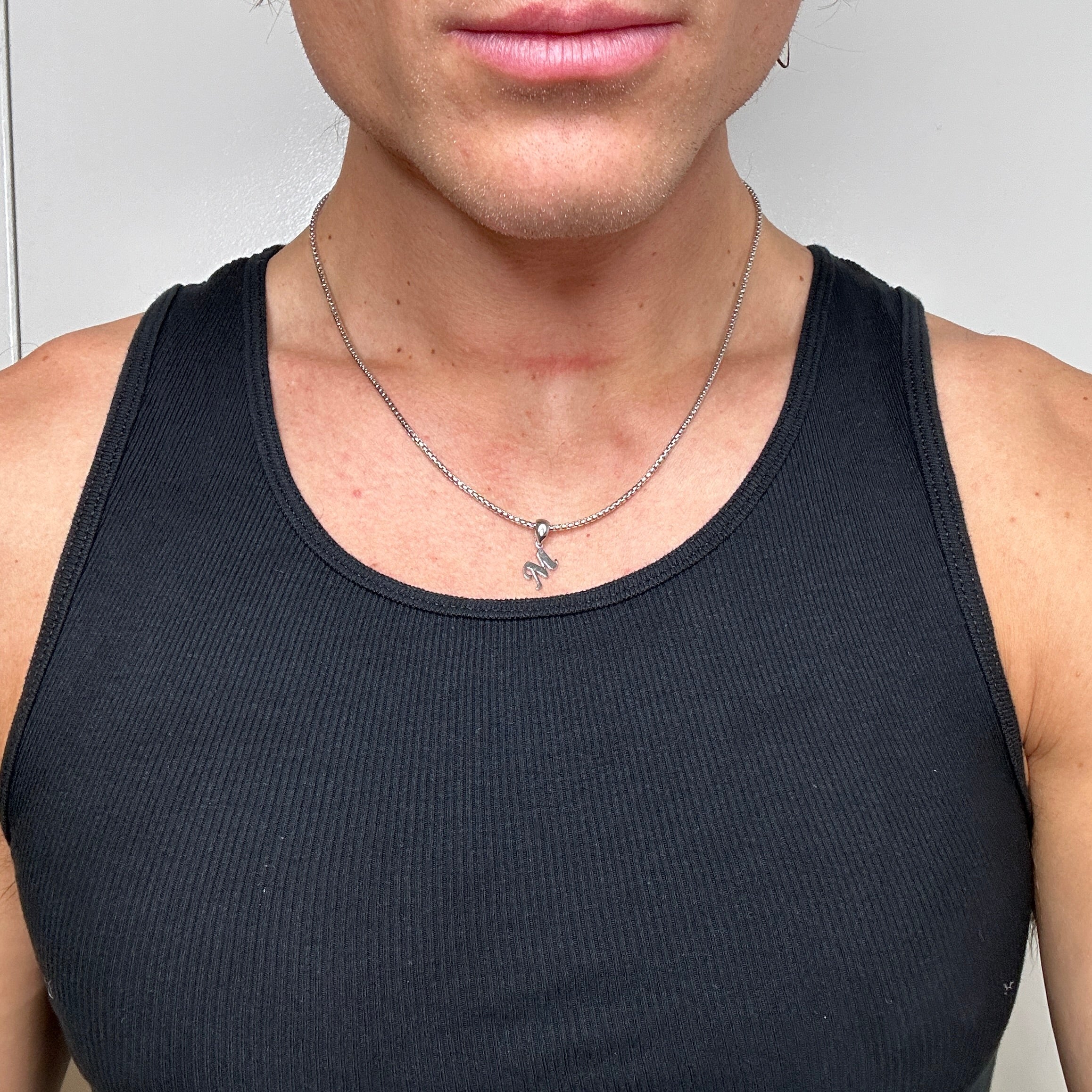 "M" Pendant + Chain - Minted New York