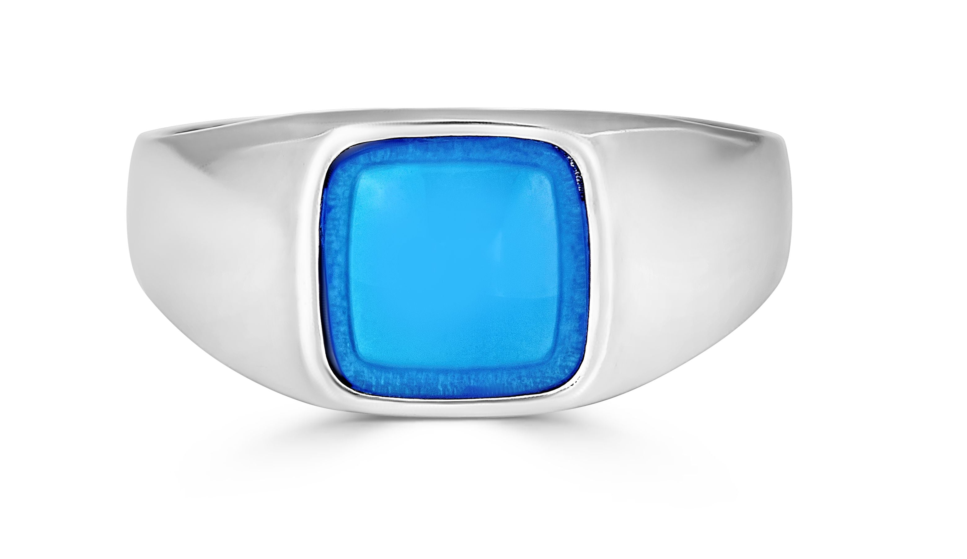 Square Agate Stone Ring - Minted New York