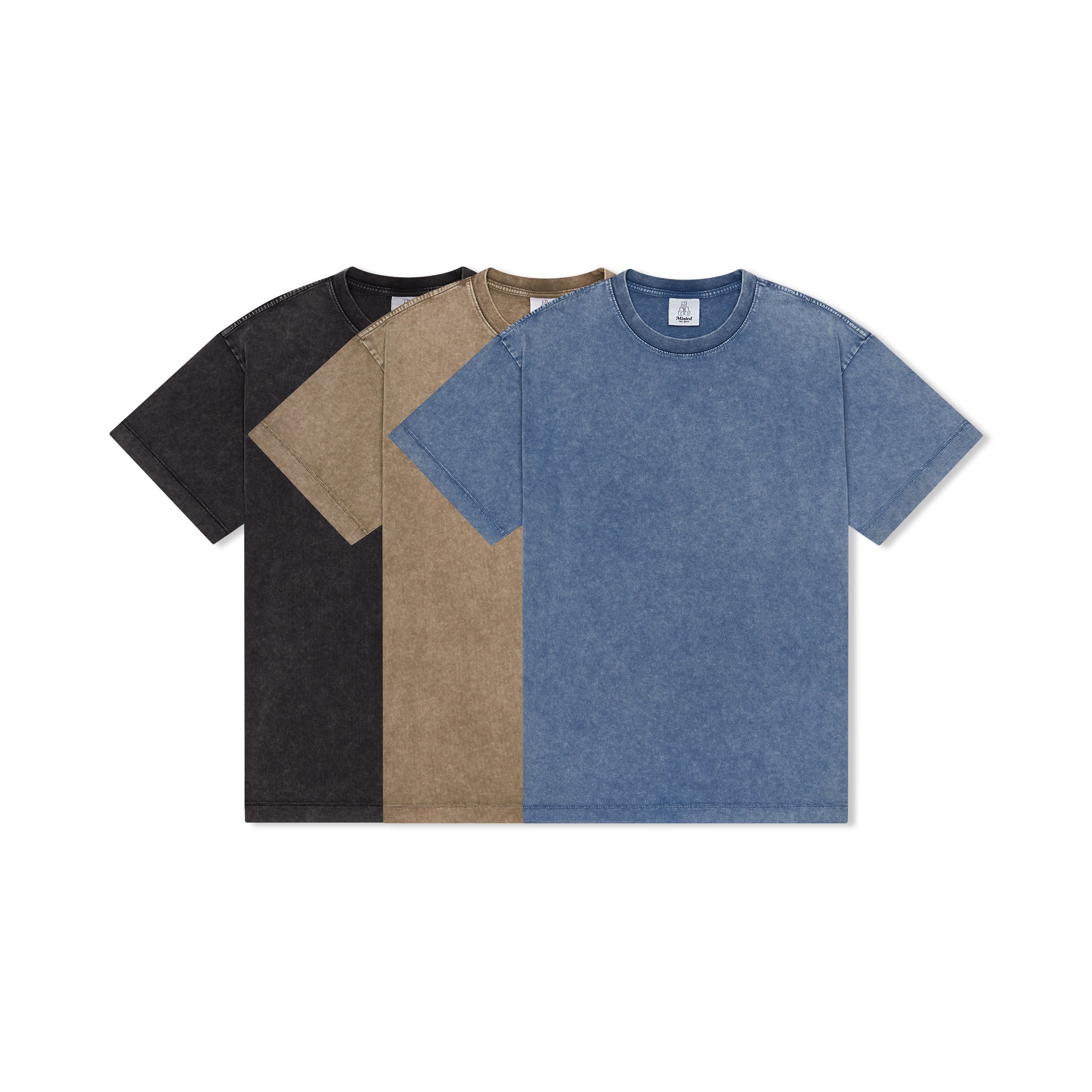 Vintage Wash Basics Tee - Minted New York