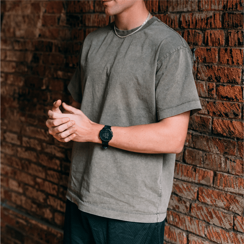 Vintage Wash Basics Tee - Minted New York