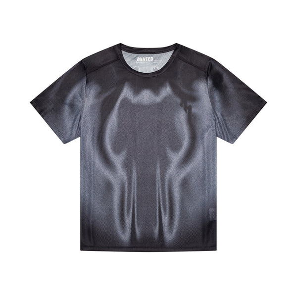 CirrusMesh Performance Tee - Mach - Grayscale / X-Small