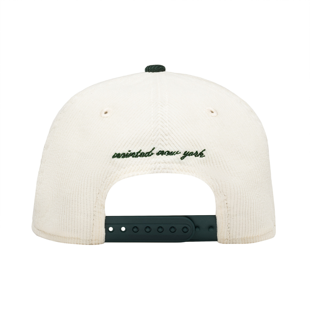 Cream/Green | New Era Corduroy Golfer - Minted New York