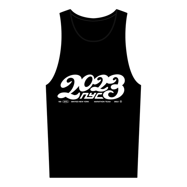2023 NYC Marathon Tank Top - Black / Small