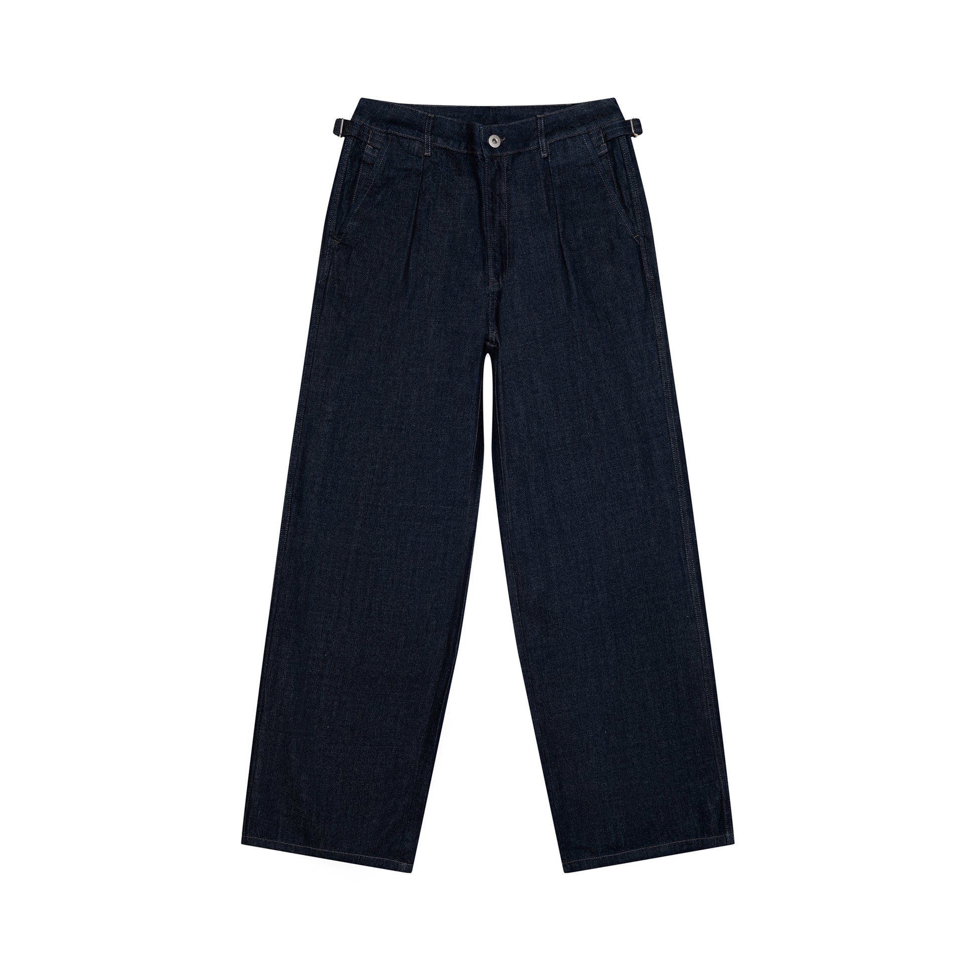 Framework Pleated Denim Jean - Minted New York