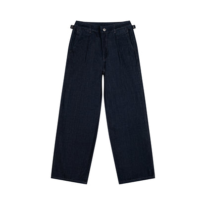 Framework Pleated Denim Jean - Minted New York