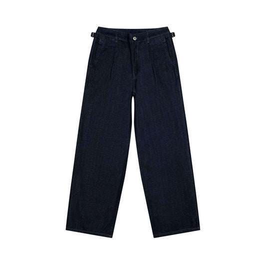 Framework Pleated Denim Jean - Minted New York