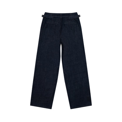 Framework Pleated Denim Jean - Minted New York