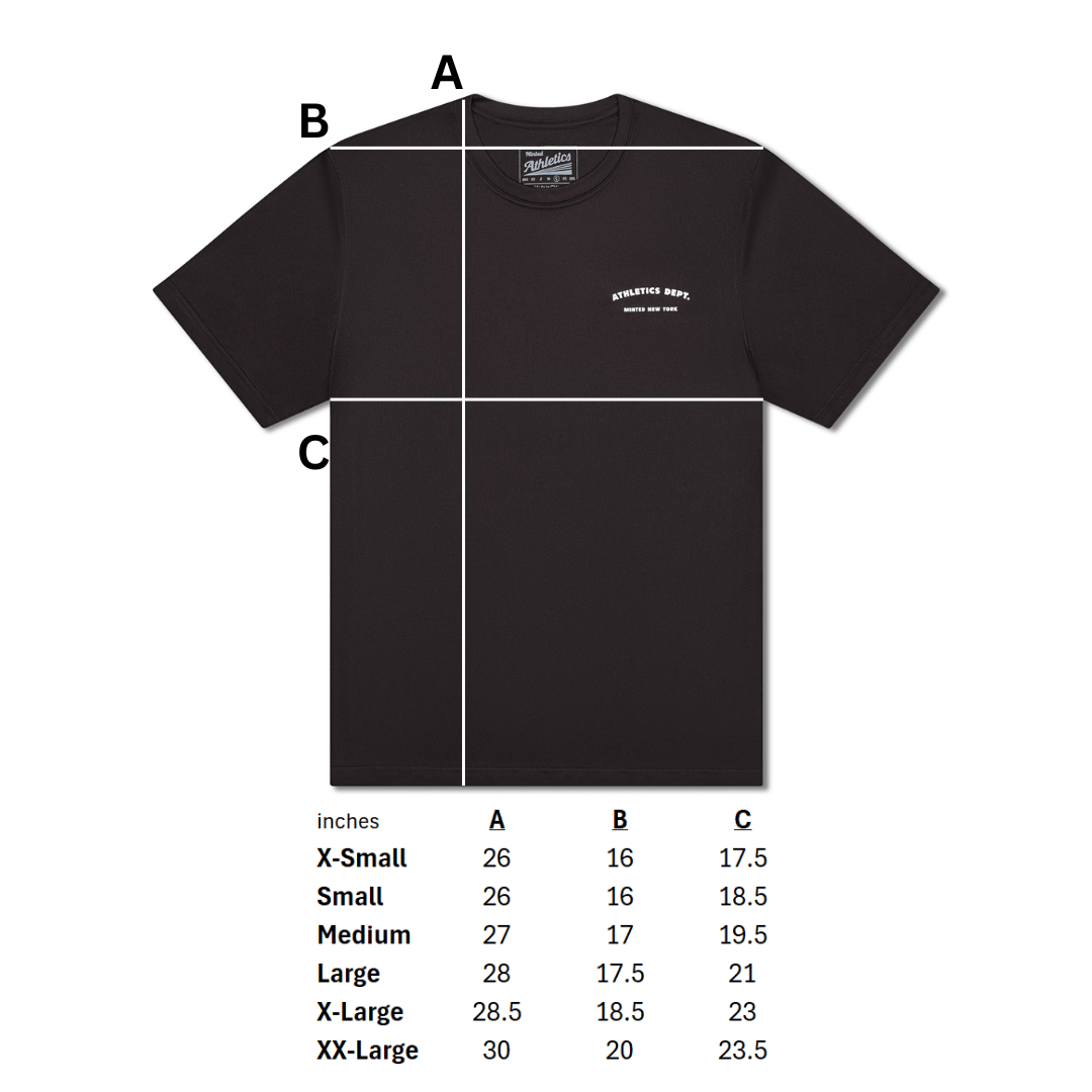 Athletics Dept. Performance Tee - Minted New York