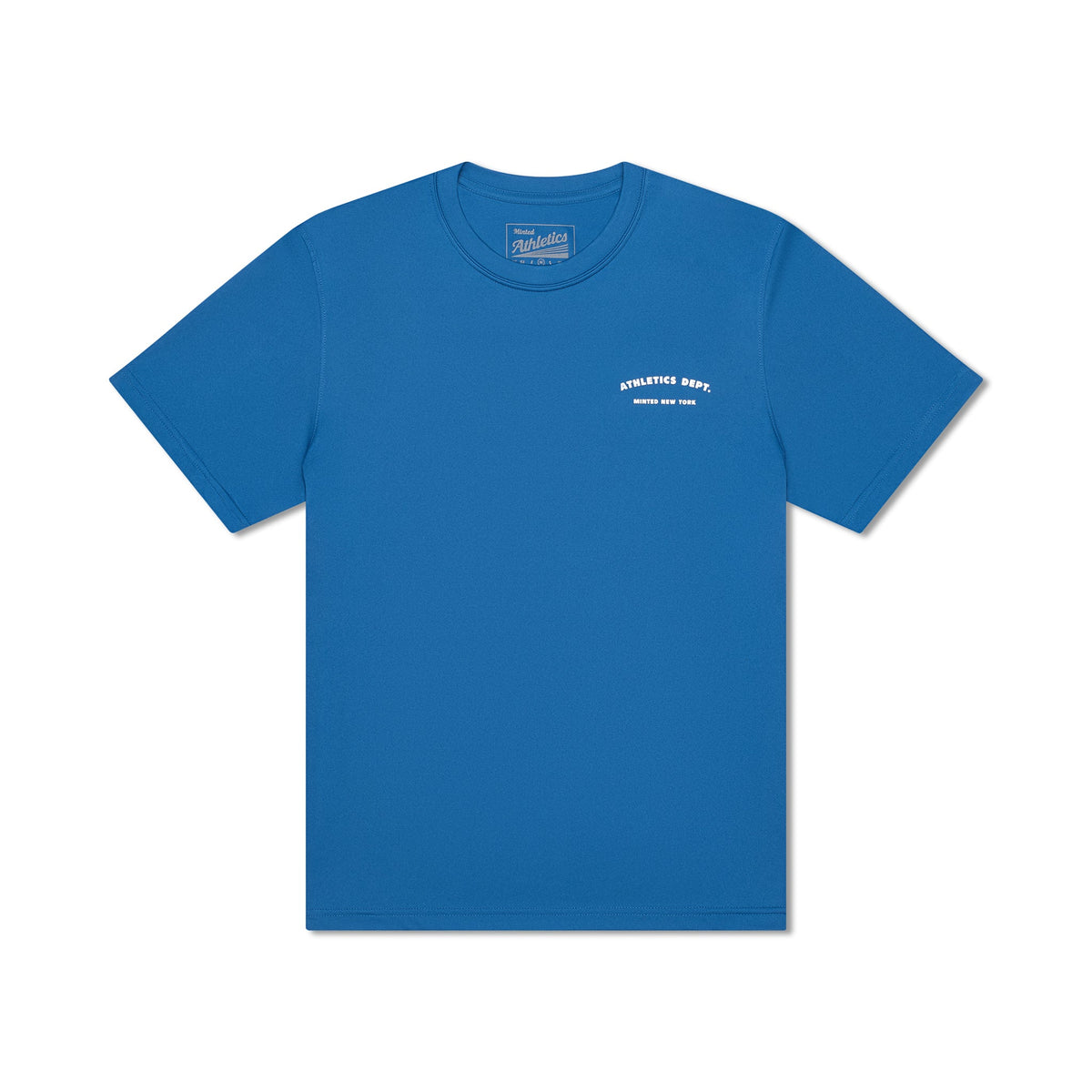 Athletics Dept. Performance Tee — Blue