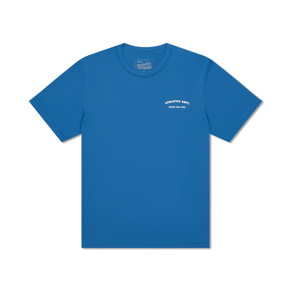 Athletics Dept. Performance Tee - Blue / X-Small