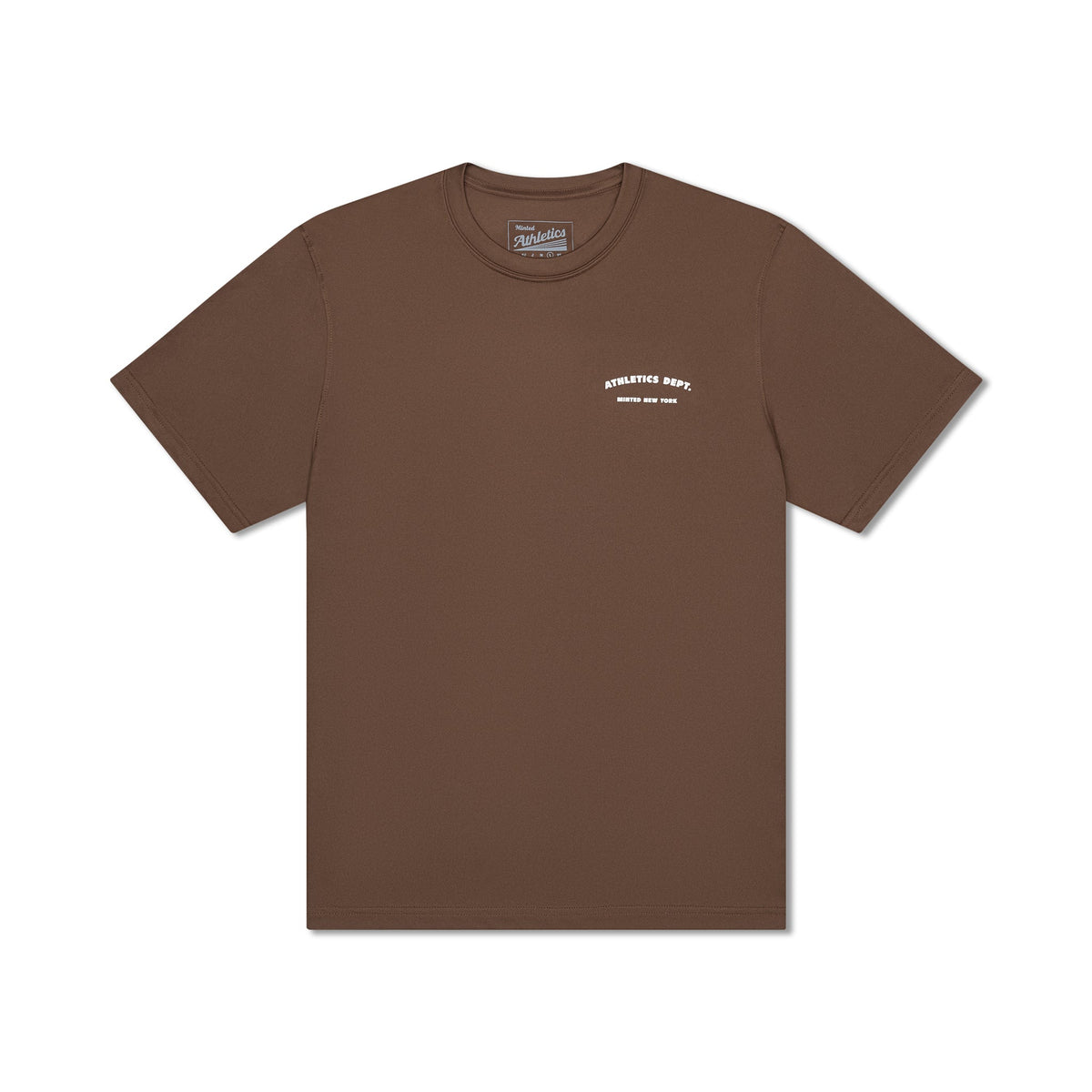 Athletics Dept. Performance Tee — Brown