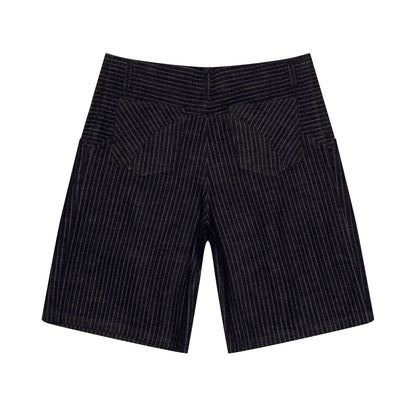 Blueprint Pleated Denim Short - Minted New York