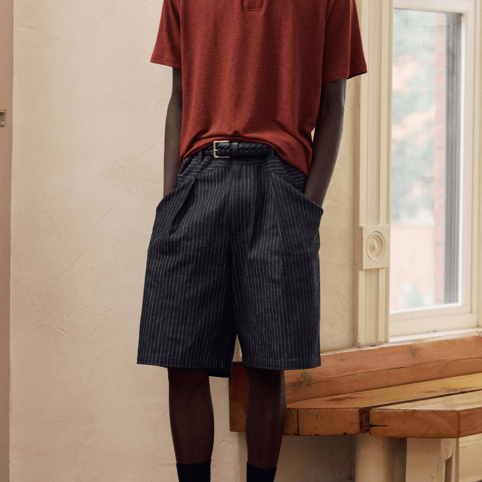 Blueprint Pleated Denim Short - Minted New York