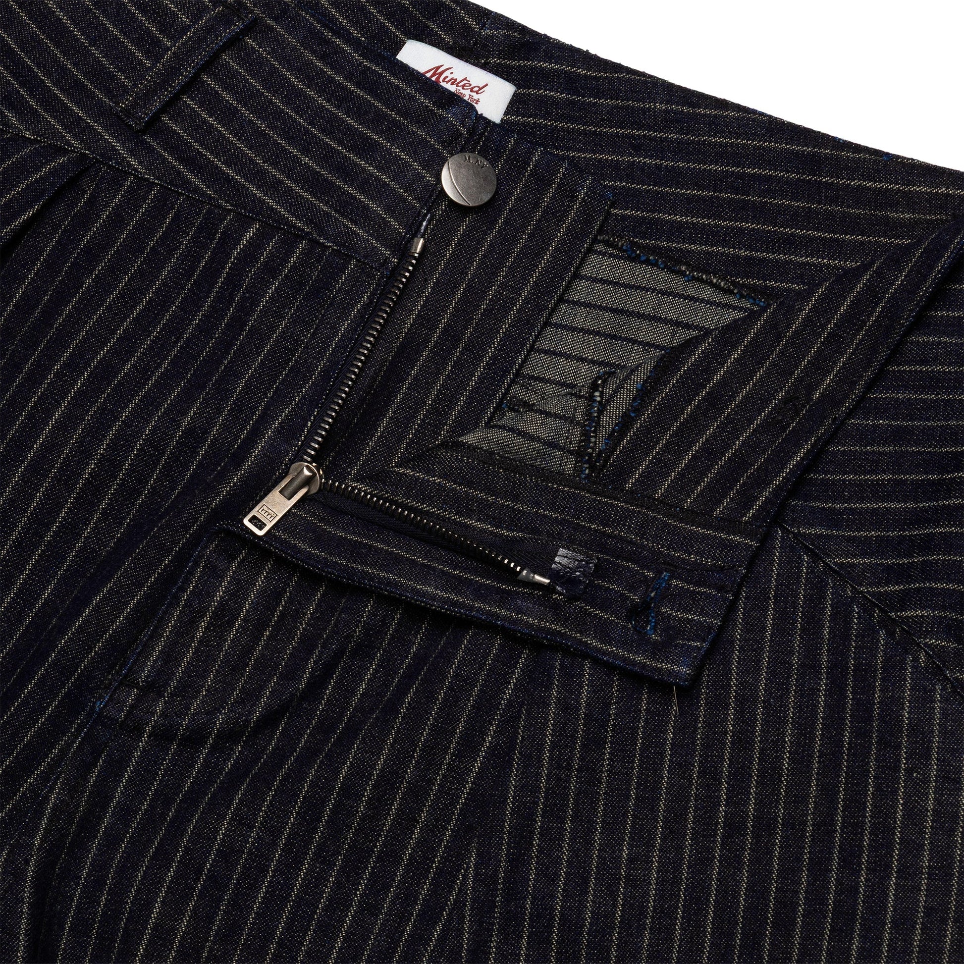 Blueprint Pleated Denim Short - Minted New York