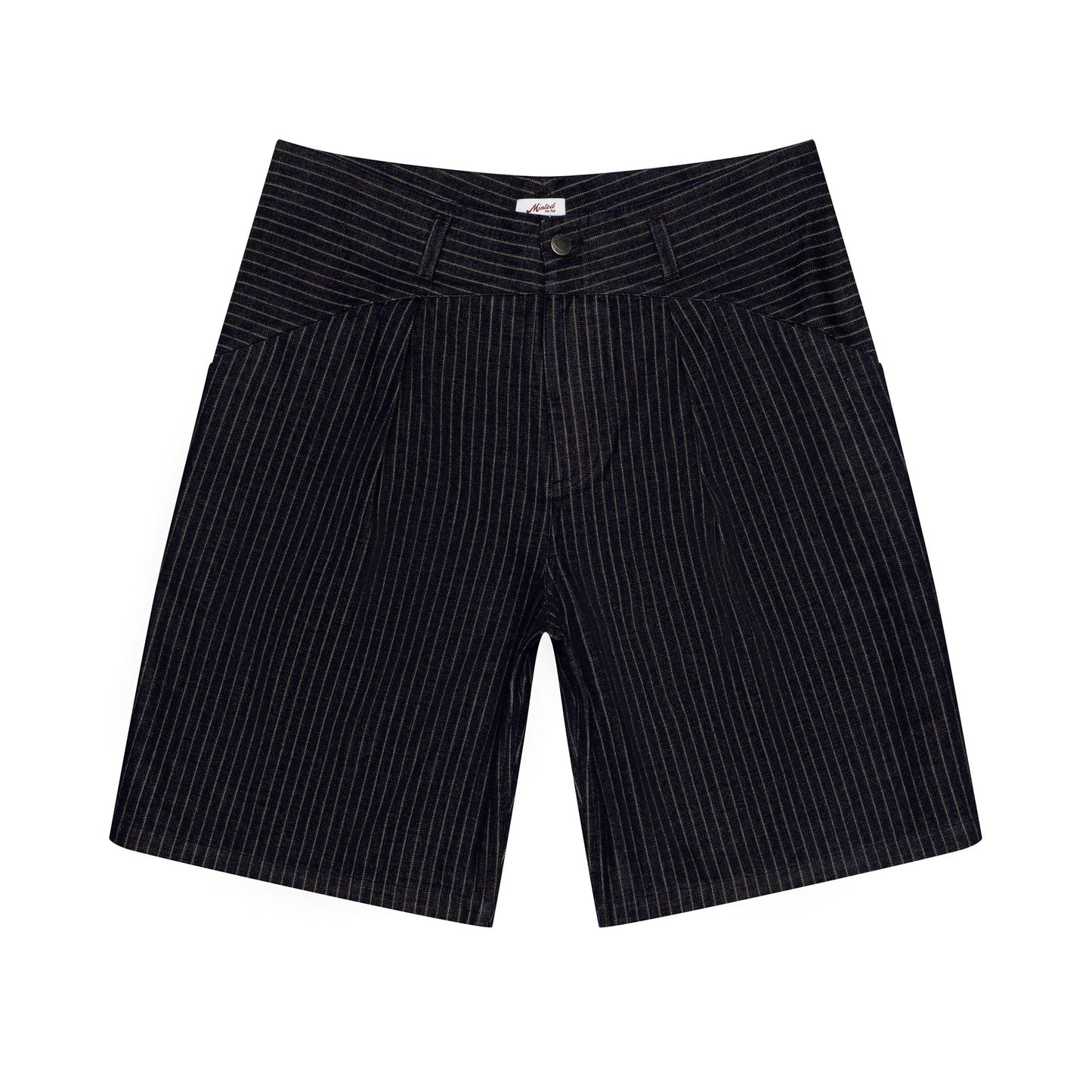 Blueprint Pleated Denim Short - Minted New York