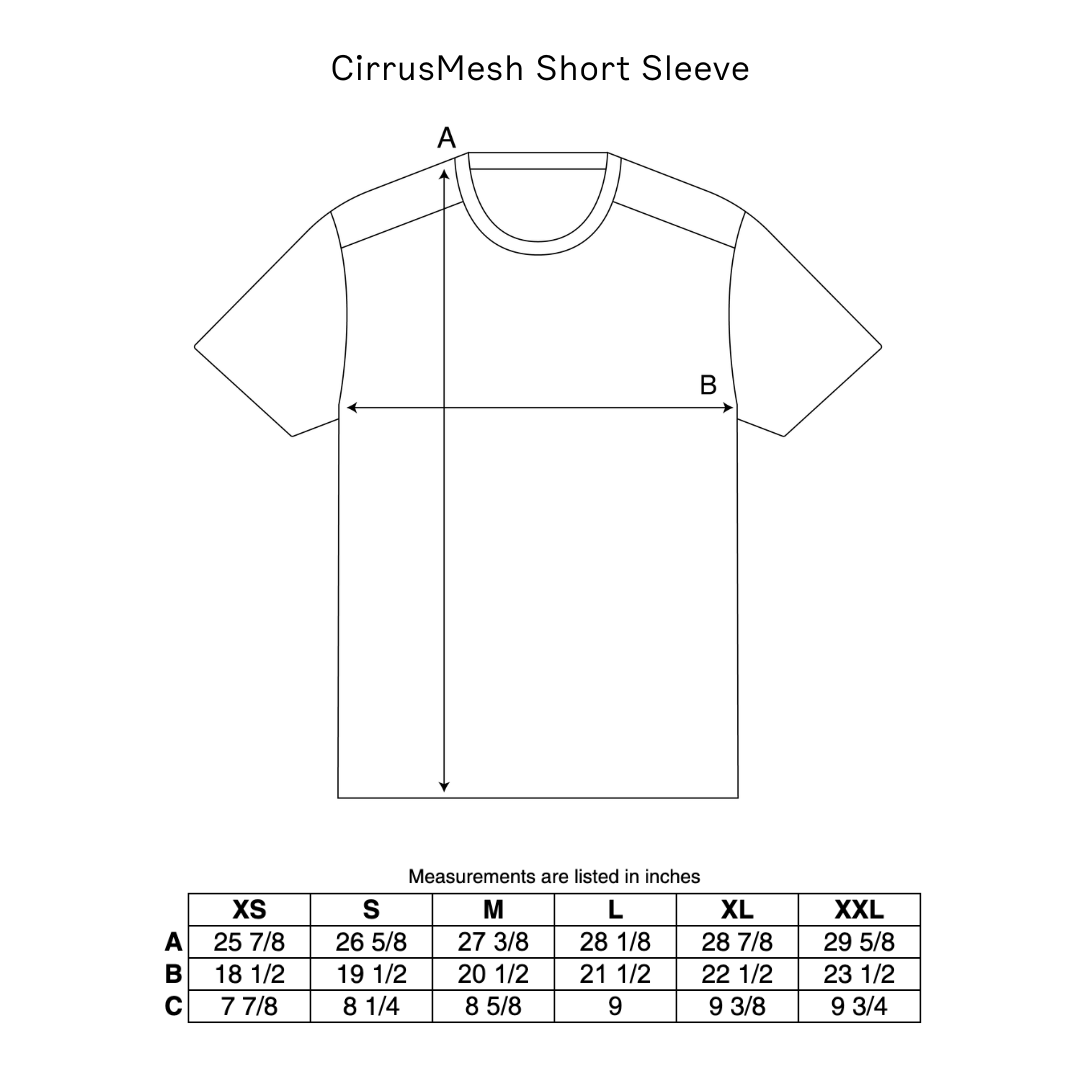 CirrusMesh Short Sleeve Tee - Minted New York