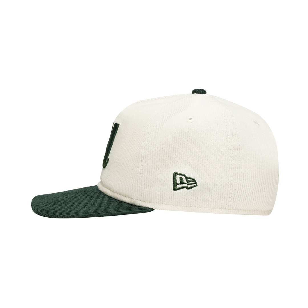 Cream/Green | New Era Corduroy Golfer - Minted New York