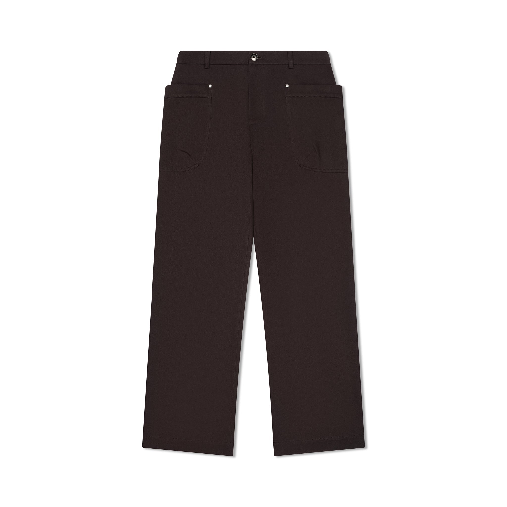 Dark Brown Big Pocket Pant - Minted New York