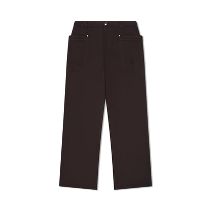 Dark Brown Big Pocket Pant - Minted New York