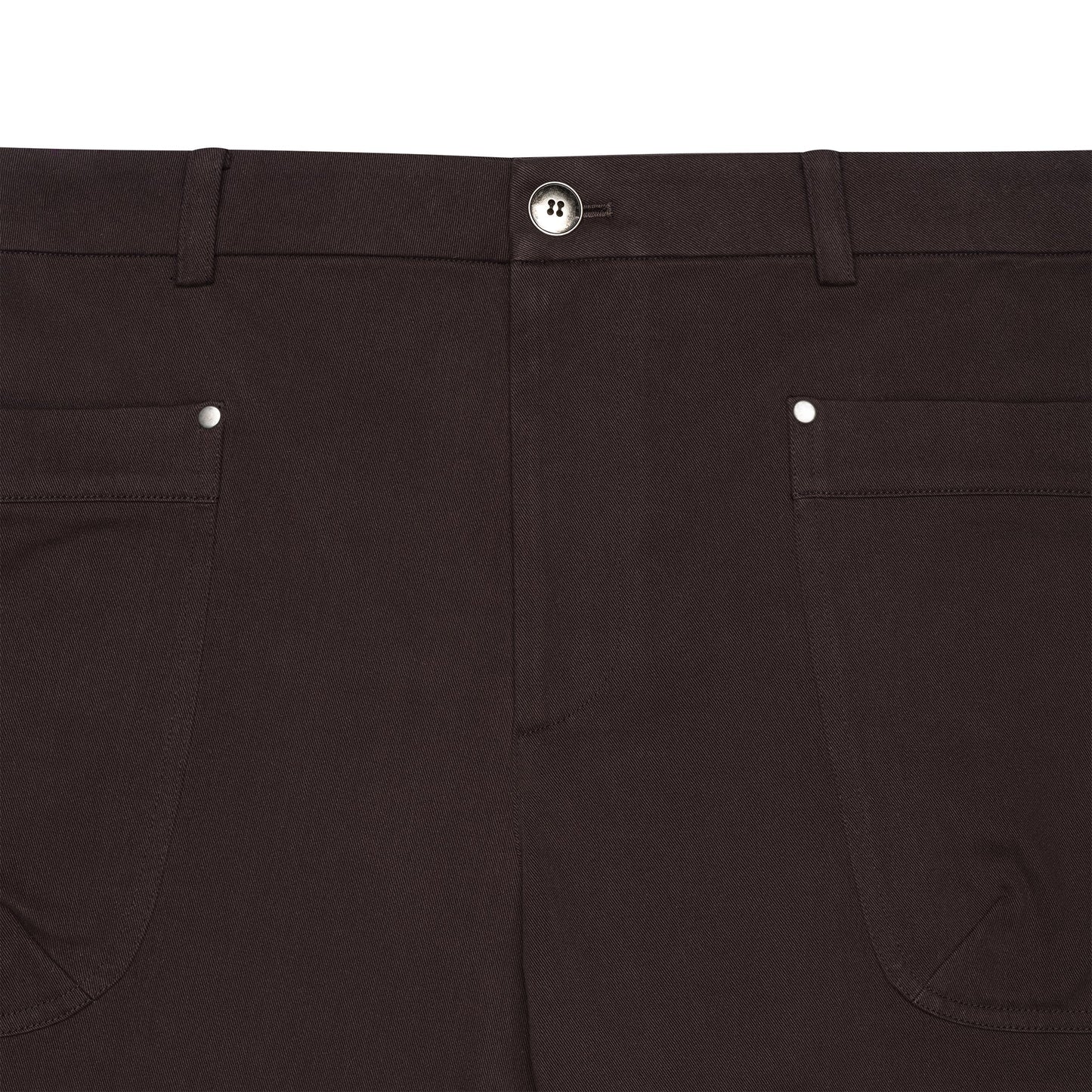 Dark Brown Big Pocket Pant - Minted New York