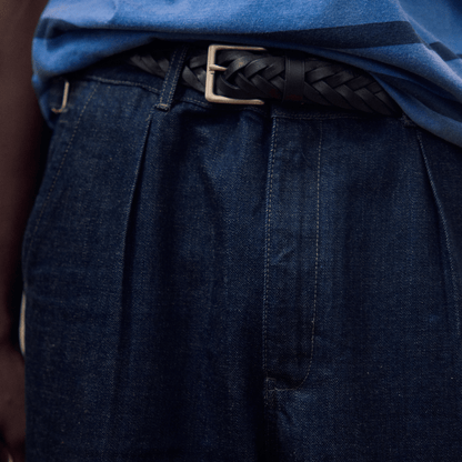 Framework Pleated Denim Jean - Minted New York