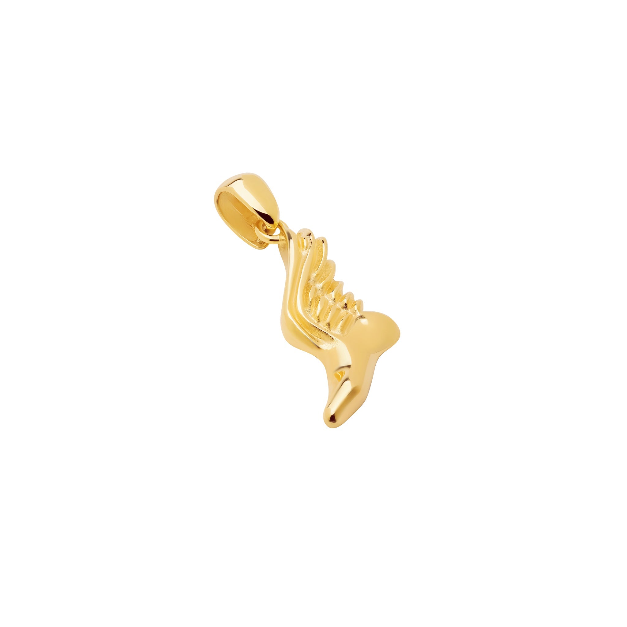 Gold Winged Foot Pendant - Minted New York