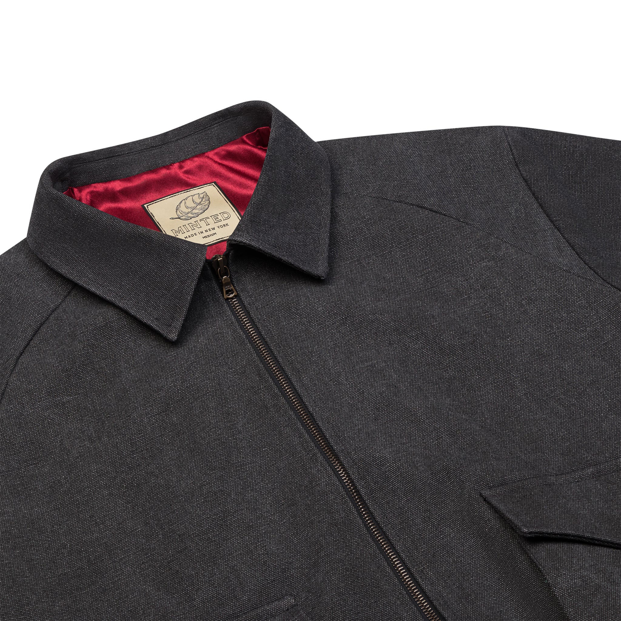 Heavyweight Canvas Jacket - Black - Minted New York