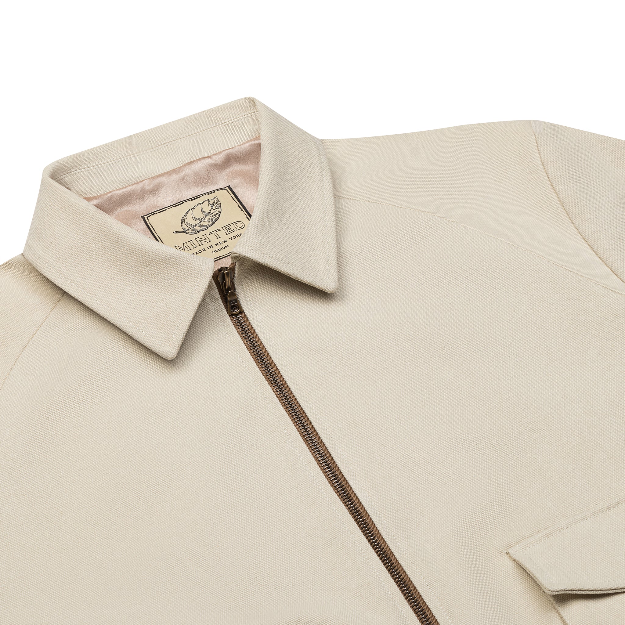 Heavyweight Canvas Jacket - Cream - Minted New York