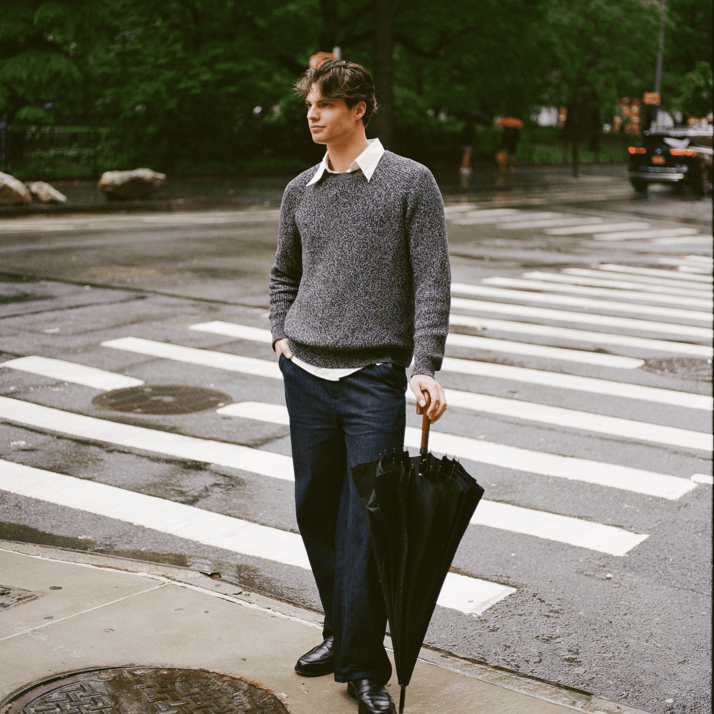 Knit Cotton Sweater - Minted New York