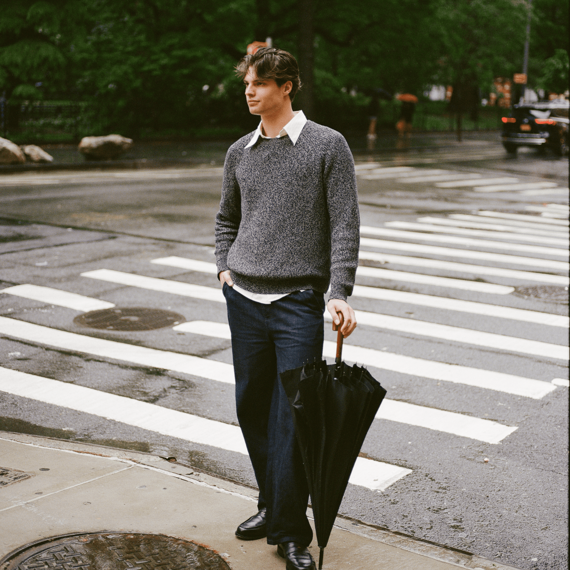 Knit Cotton Sweater - Minted New York