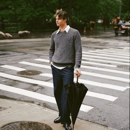 Knit Cotton Sweater - Minted New York