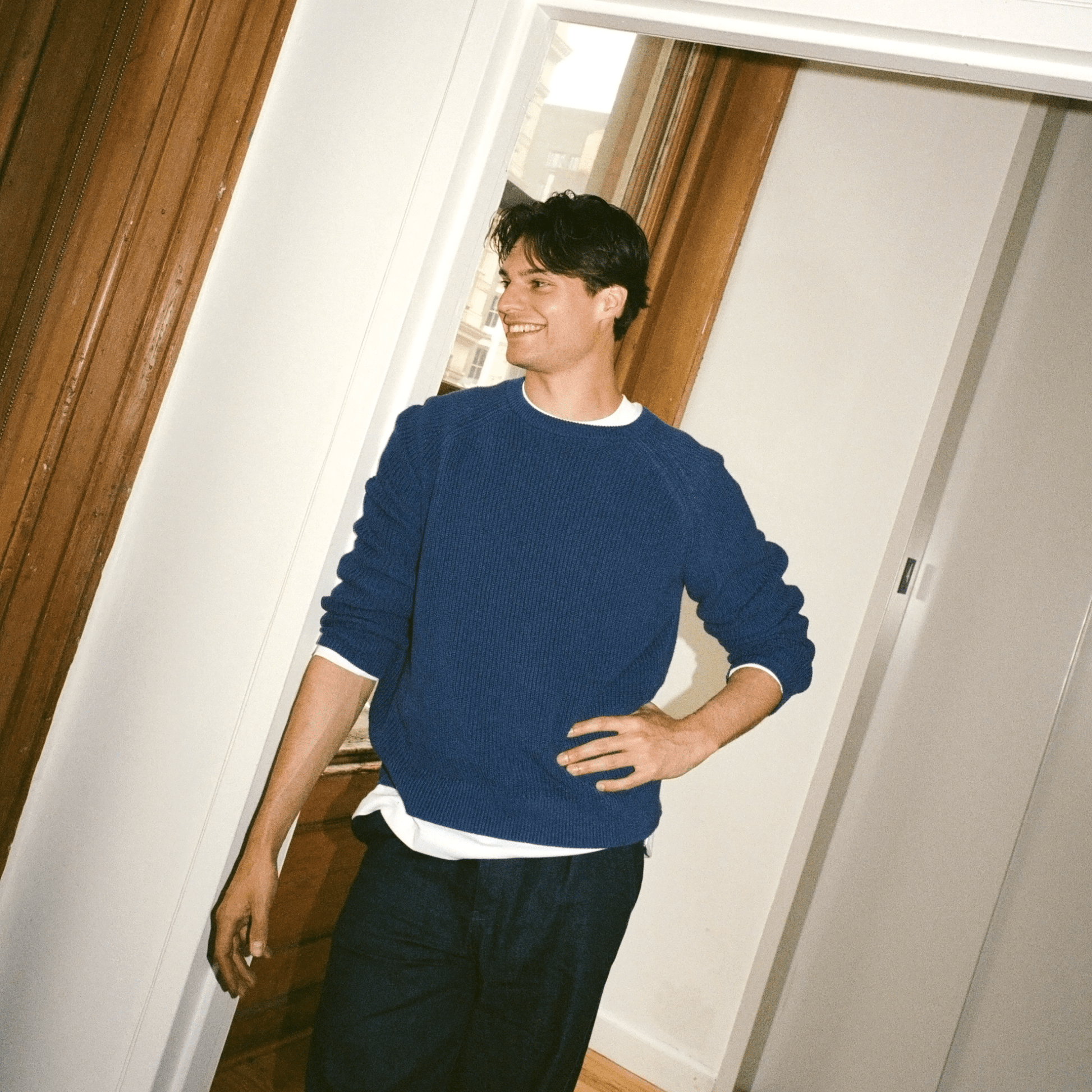 Knit Cotton Sweater - Minted New York