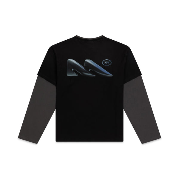 LinoCotton Bi-Layer - Black / X-Small