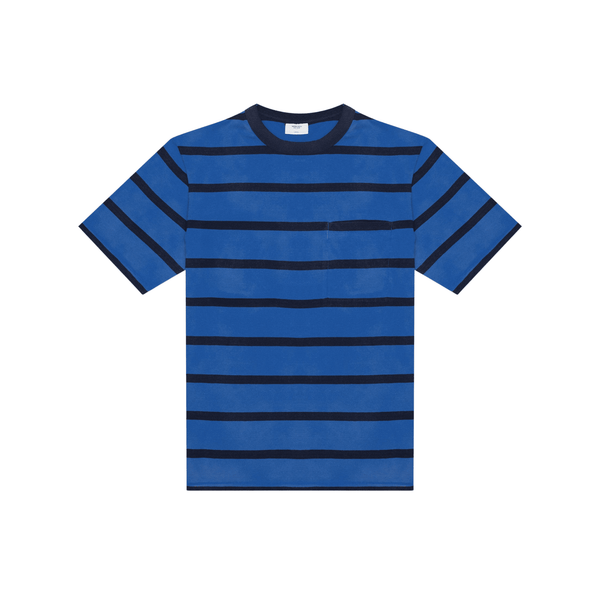 LinoCotton Facade Tee - Blue / Small