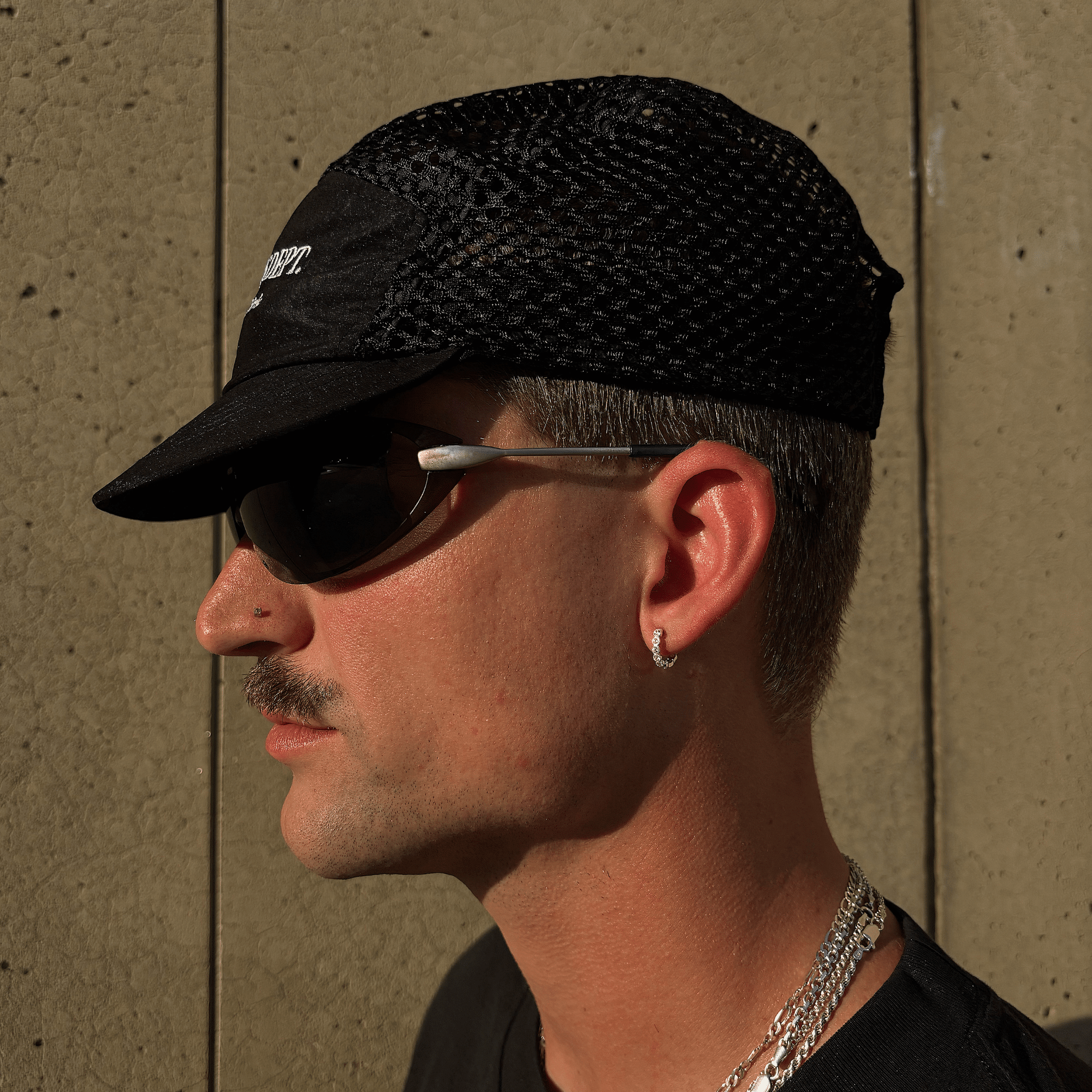 Short Brim Mesh 5-Panel - Light Blue - Minted New York