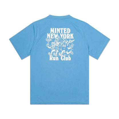 Soft Touch Performance Tee - Blue - Minted New York