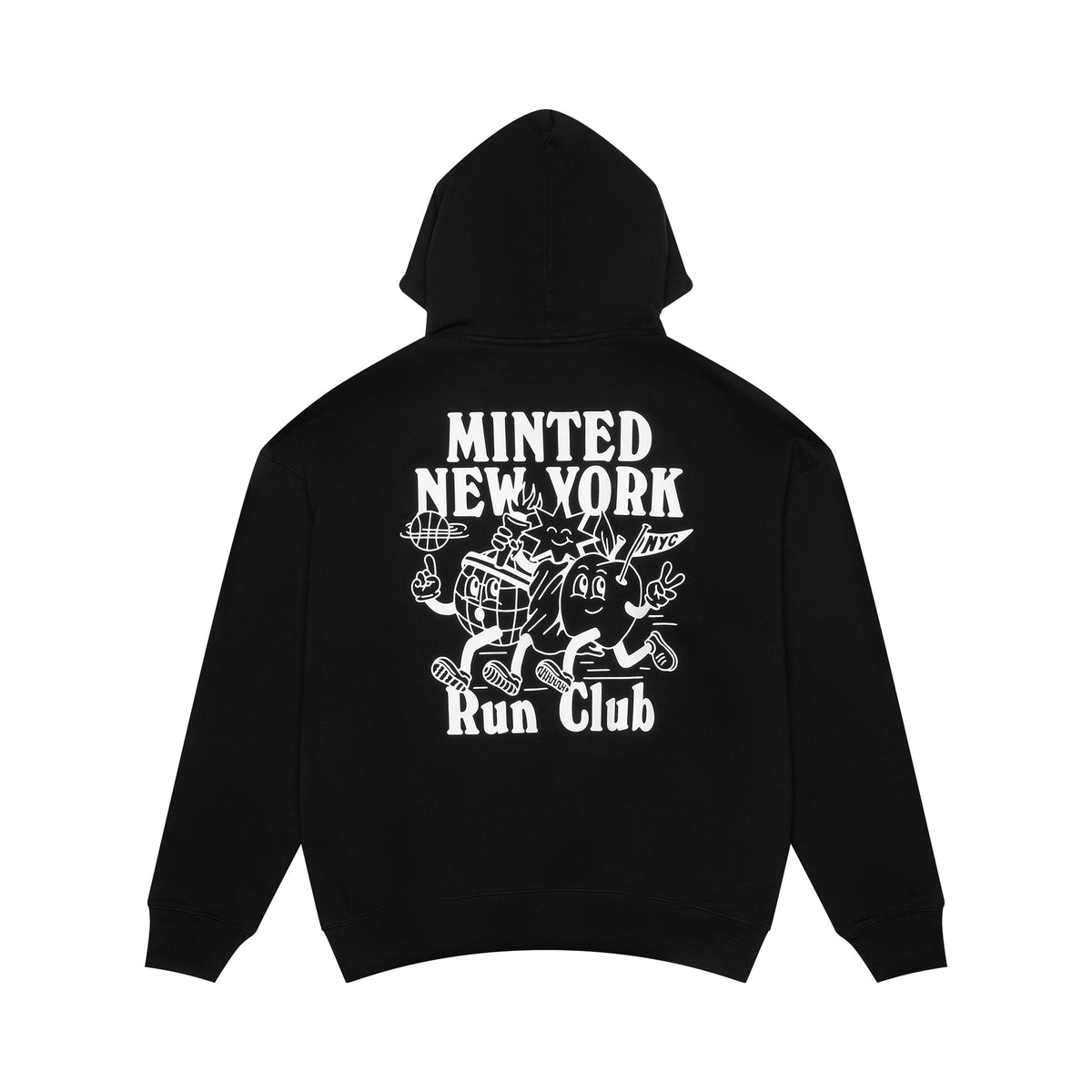 The Run Club Hoodie — Black