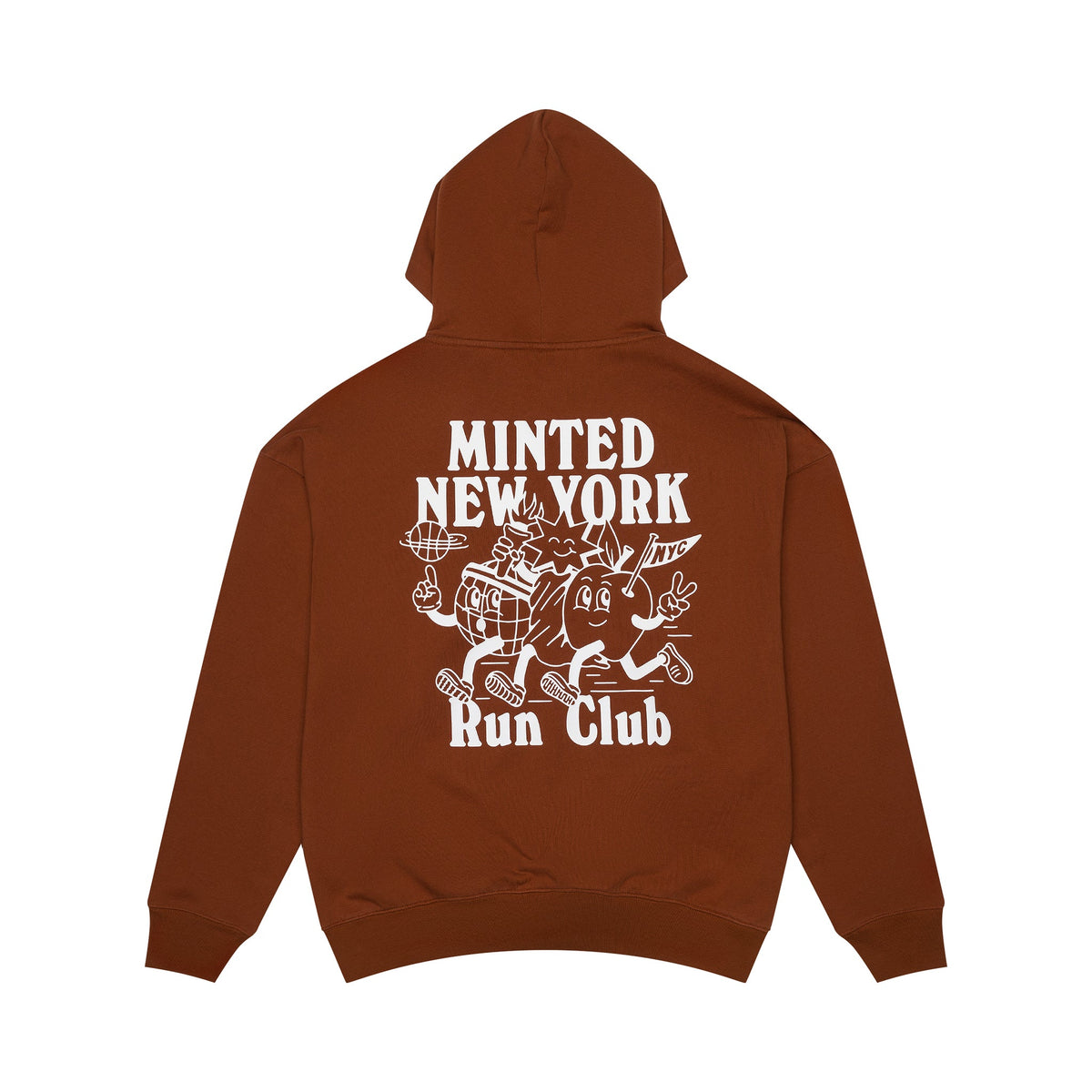 The Run Club Hoodie — Vintage Brown