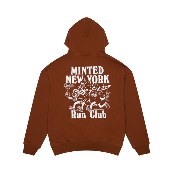 The Run Club Hoodie - Vintage Brown / Medium